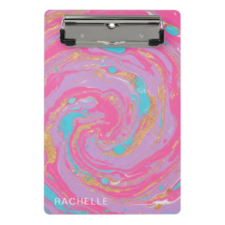 Marbled Swirl Mini Clipboard