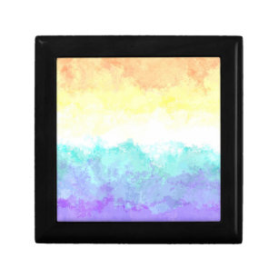 Marbled Swirly Boho Abstract Genderfaun Pride Flag Gift Box