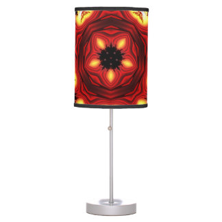 Marbled table lamp Great colors RED KEY BURST