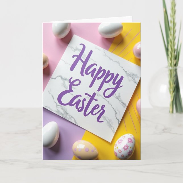 Marbled Texture Season Card (Front)