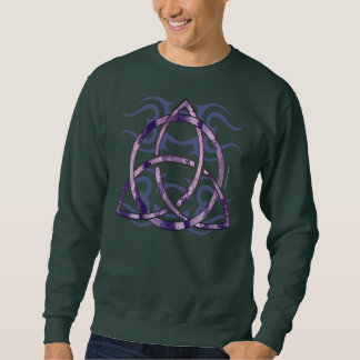 Marbled Triquetra Men's Long Sleeve Shirt