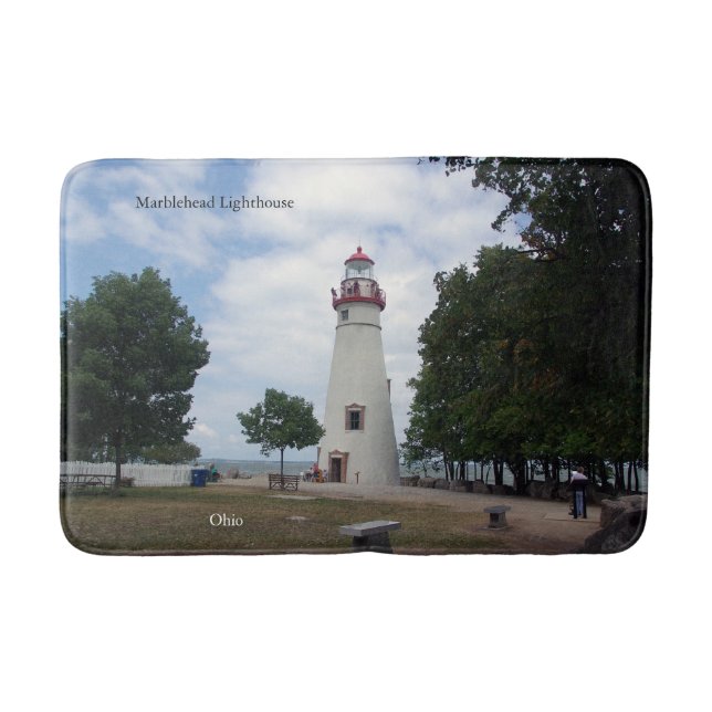 Marblehead Lighthouse bathmat (Front)