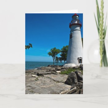 Marblehead Lighthouse Card by lighthouseenthusiast at Zazzle