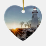 Marblehead Lighthouse Ceramic Ornament at Zazzle