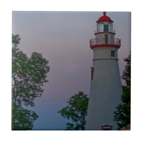 Marblehead Lighthouse Ceramic Tile