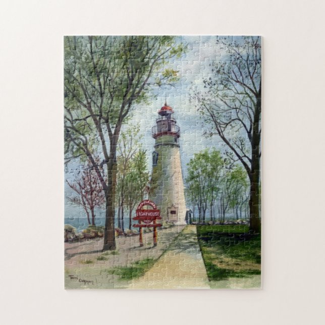Marblehead Lighthouse Jigsaw Puzzle (Vertical)