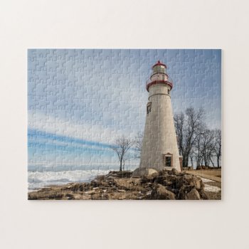 Marblehead Lighthouse Jigsaw Puzzle by Lasting__Impressions at Zazzle