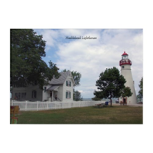 Marblehead Lighthouse  keepershouse acrylic print