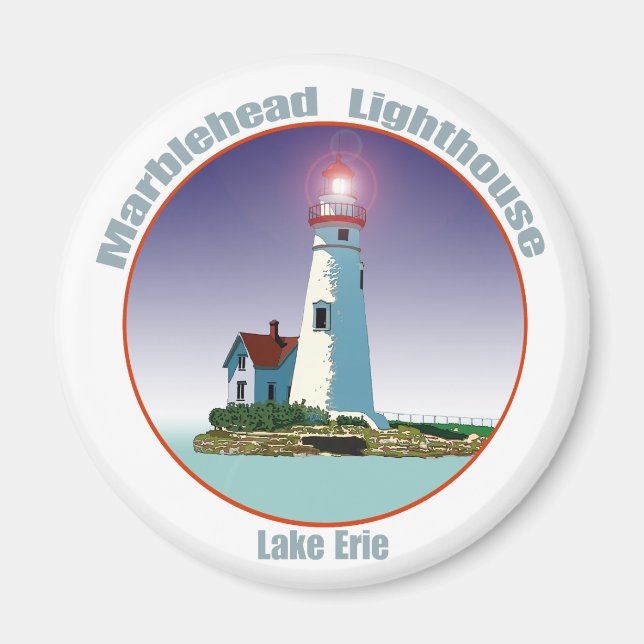 Marblehead Lighthouse Magnet (Front)