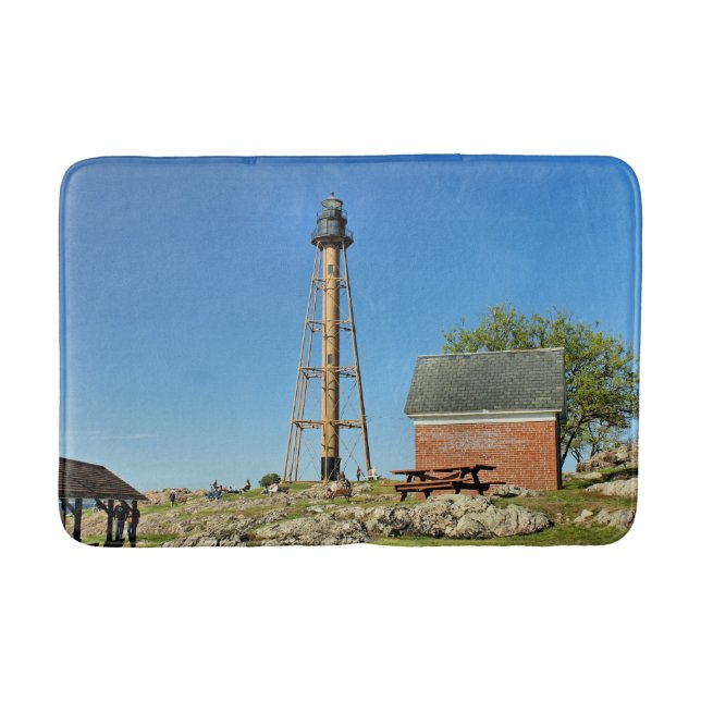 Marblehead Lighthouse, Massachusetts Bath Mat (Front)
