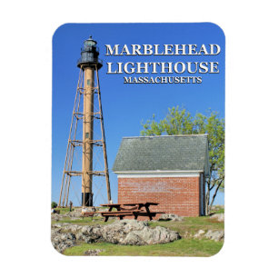 Marblehead Lighthouse, Massachusetts Flexi Magnet