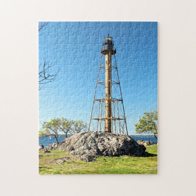 Marblehead Lighthouse, Massachusetts MA Puzzle (Vertical)