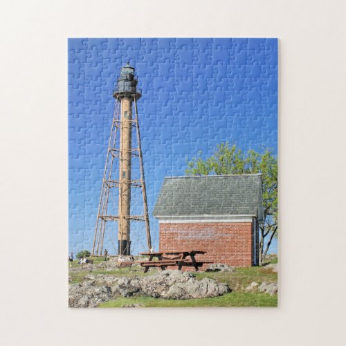 Marblehead Lighthouse Massachusetts MA Puzzle