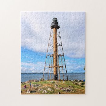 Marblehead Lighthouse  Massachusetts Ma Puzzle by LighthouseGuy at Zazzle