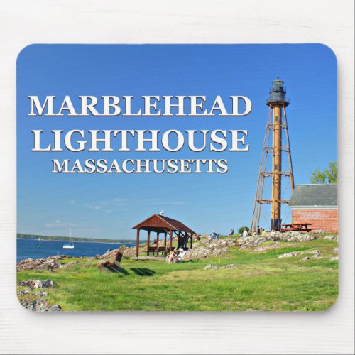 Marblehead Lighthouse Massachusetts Mousepad
