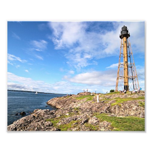 Marblehead Lighthouse Massachusetts Photo Print