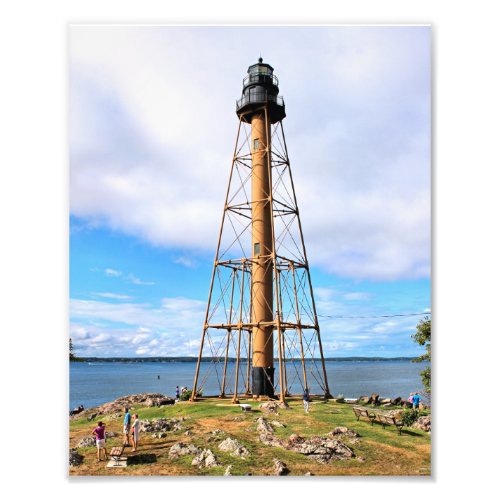 Marblehead Lighthouse Massachusetts Photo Print