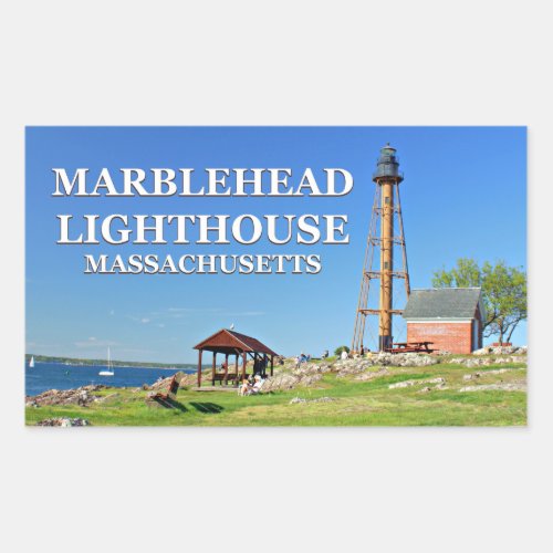 Marblehead Lighthouse Massachusetts Stickers