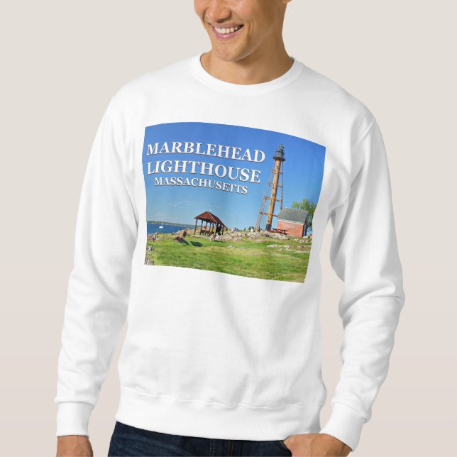 Marblehead Lighthouse, Massachusetts Sweatshirt (Front)