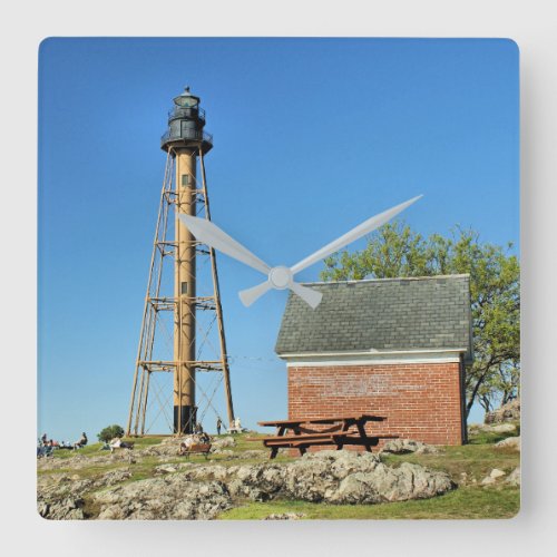 Marblehead Lighthouse Massachusetts Wall Clock
