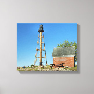 Marblehead Lighthouse Massachusetts Wrapped Canvas Print
