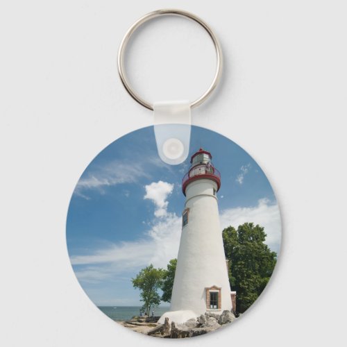 Marblehead Lighthouse Ohio  Keychain