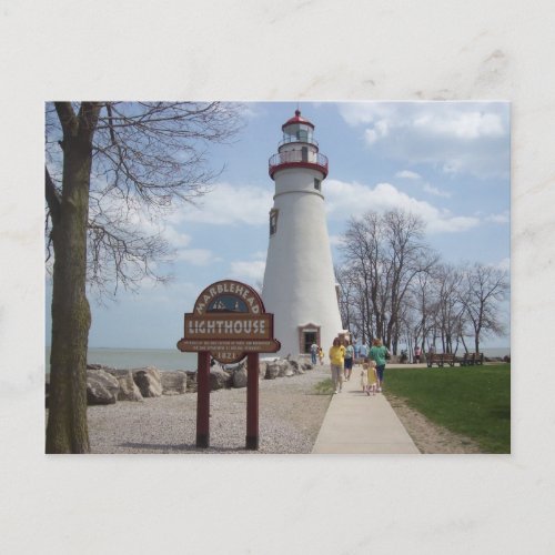 Marblehead Lighthouse Ohio Postcard