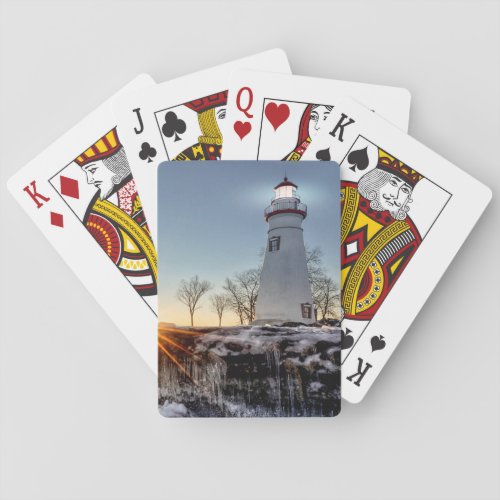 Marblehead Lighthouse Poker Cards