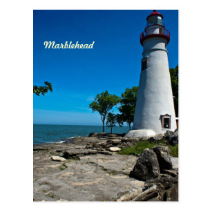 Michigan Lake Erie Lighthouses etc --- Lighthouse Postcard Ohio Cleveland