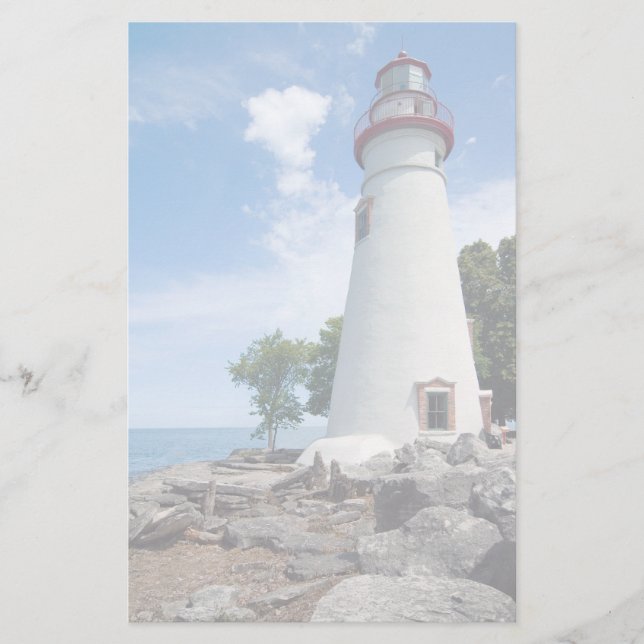 Marblehead Lighthouse Stationery (Front)