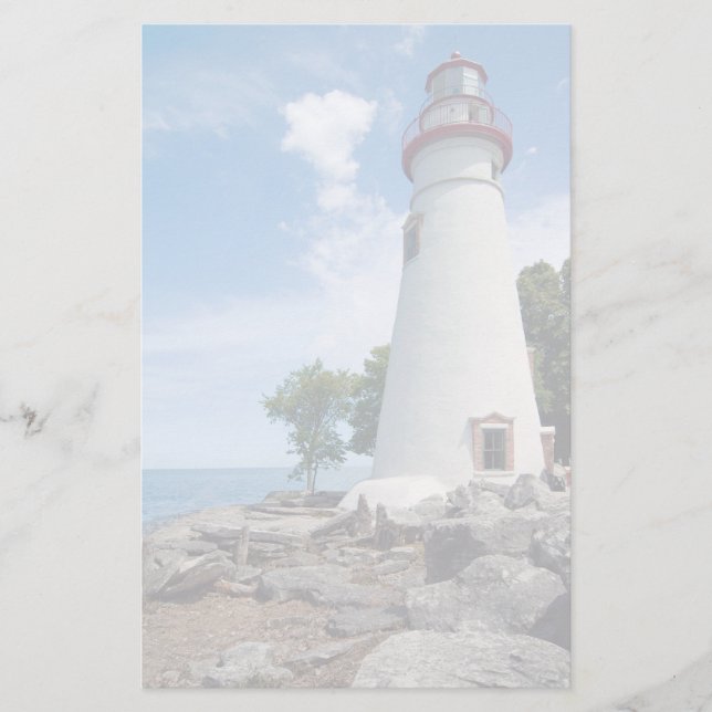 Marblehead Lighthouse Stationery (Front)