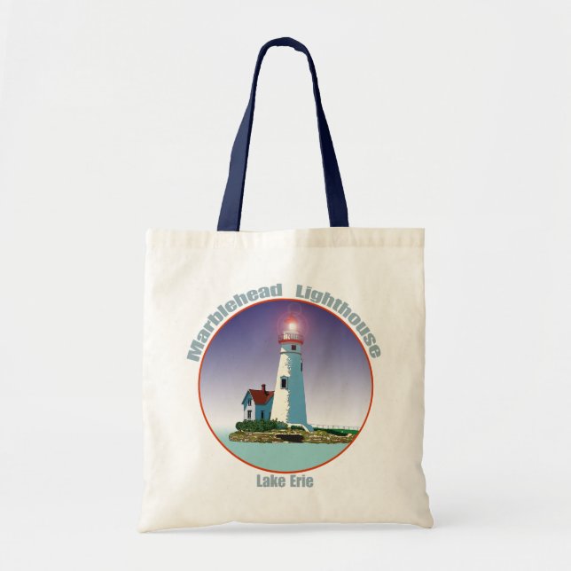 Marblehead Lighthouse Tote Bag (Front)