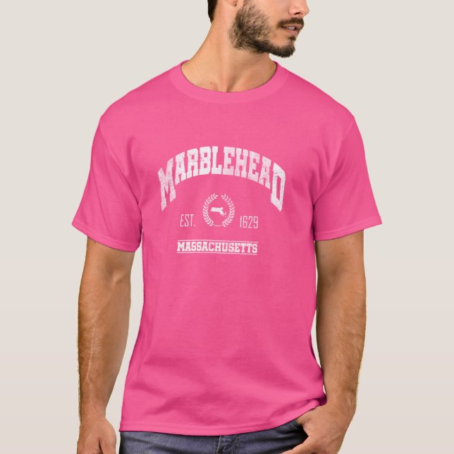 Marblehead MA  Massachusetts  Vintage Throwback T-Shirt (Front)