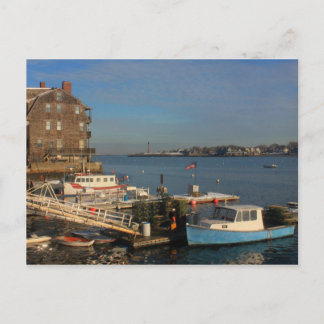 Marblehead MA Waterfront Postcard