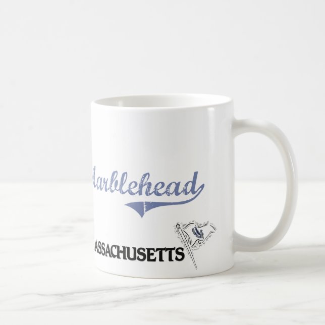 Marblehead Massachusetts City Classic Coffee Mug (Right)