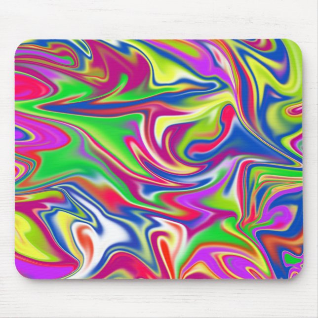Marbleized Candy Liquid,_ Mouse Pad (Front)