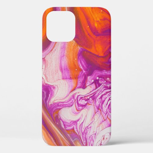 Marbleized Magic Abstract Artistry iPhone 12 Case