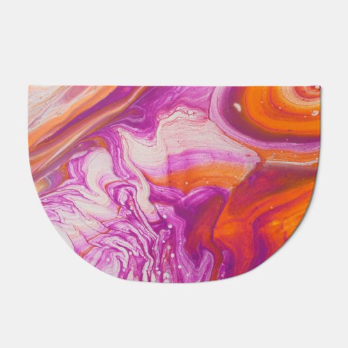 Marbleized Magic Abstract Artistry Doormat