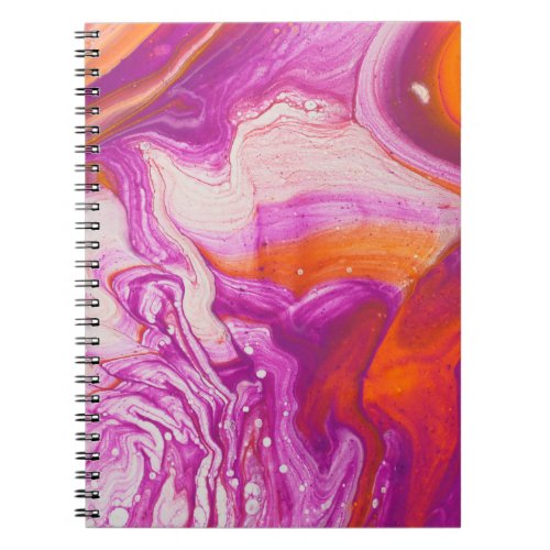 Marbleized Magic Abstract Artistry Notebook