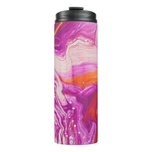 Marbleized Magic Abstract Artistry Thermal Tumbler
