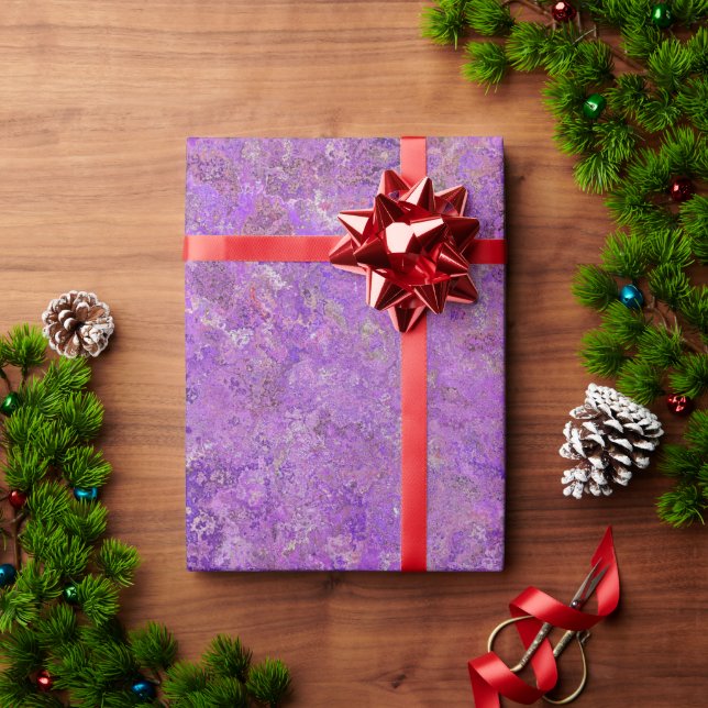 marbleized purple  wrapping paper (Holiday Gift)