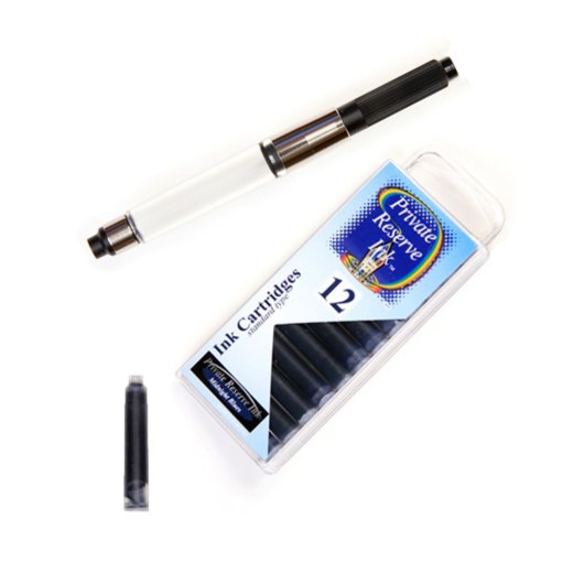 Marbleized Red & Black Promotional Fountain Pen  (Accessories)