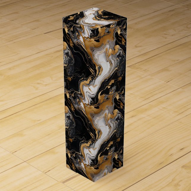 Marbleized Wine Gift Box (Front)