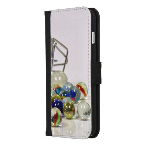 marbles glass toys iPhone 87 plus wallet case