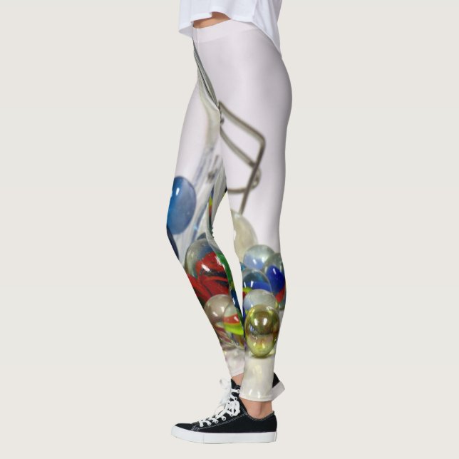 marbles glass toys leggings (Left)