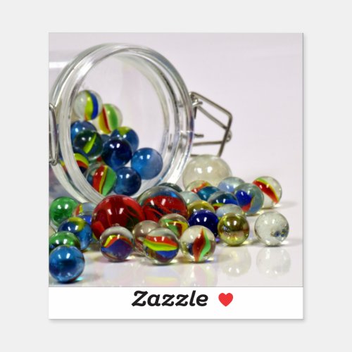 marbles glass toys sticker