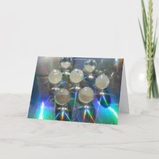 Marbles on Holograph Card