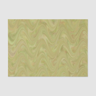 Marbling Green Brown Pattern Tissue Paper