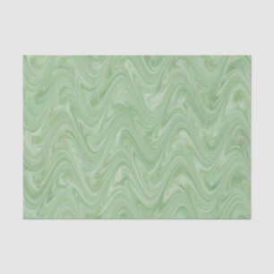 Marbling Green Pattern Tissue Paper