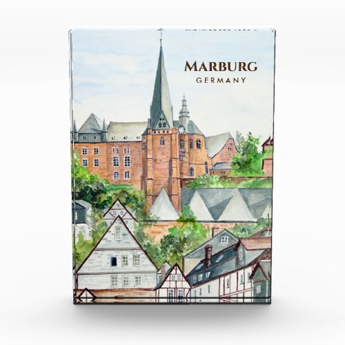 Marburg Altstadt Germany Townscape Painting Acrylic Award